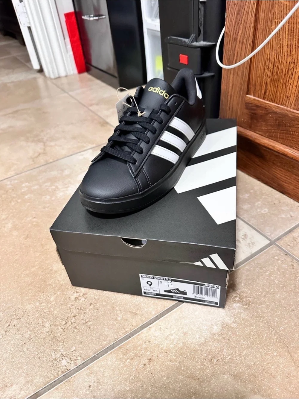 Black adidas shoes